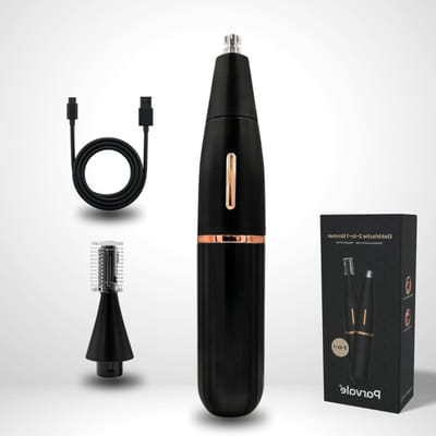 Neus en Oor trimmer - Gezichtsverzorging - Persoonlijke verzorging - 2-in-1 functie - USB oplaadbaar - Zwart