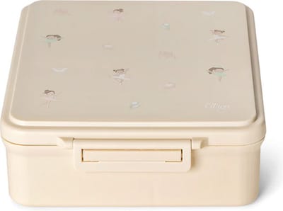 Citron brooddoos met thermo lunchbox Ballerina