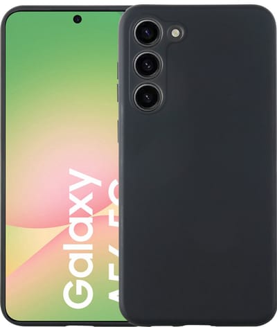 Hoesje geschikt voor Samsung Galaxy A56 hoesje zacht siliconen- Arara backcover - Zwart