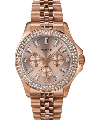 Timex Kaia X Bcrf TW2V96700 Horloge - Staal - Rosékleurig - Ø 40 mm