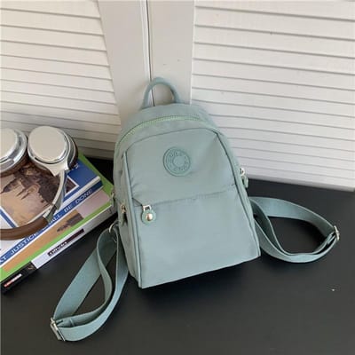 Japanse Mini Tas Oxford Doek Rugzak voor Vrouwen Nieuwe Waterdichte en Veelzijdige Effen Kleur Lichtgewicht Rugzak