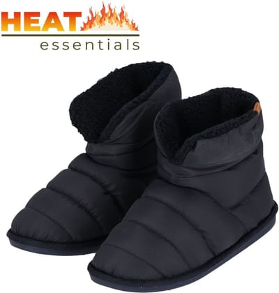 Sloffen Heren 41 42 - Navy Blauw - Gewatteerd - Pantoffels Heren Maat 41 42 - Gewatteerde Sloffen Heren