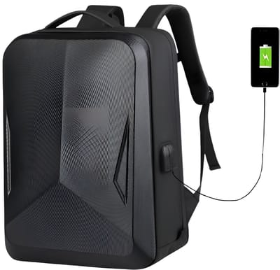 CarryQuest® - Rugzak Uitbreidbare Computertas - Zakenreis Bagagetas - 20-35L Capaciteit - Shell-Rugzak - Comfortabel Draagcomfort - Y2 Grijs
