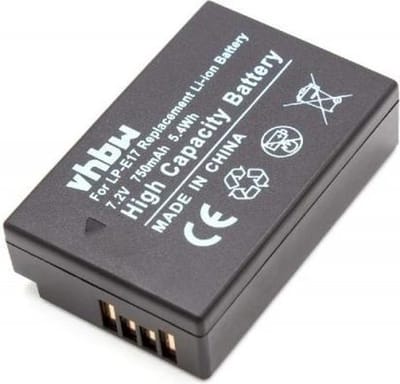 vhbw-batterij compatibel met Canon EOS Kiss X8i, 8000D, 800D, 250D, 77D, Kiss X10, 750D, Kiss
