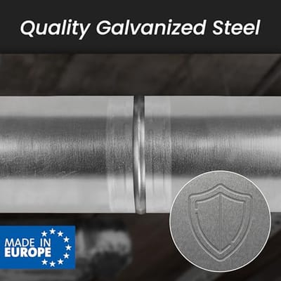 Koppelingen voor ventilatiekanalen - 4 inch metalen connectoren voor verlenging - 10,2 cm buisverbinding voor drogerontluchting