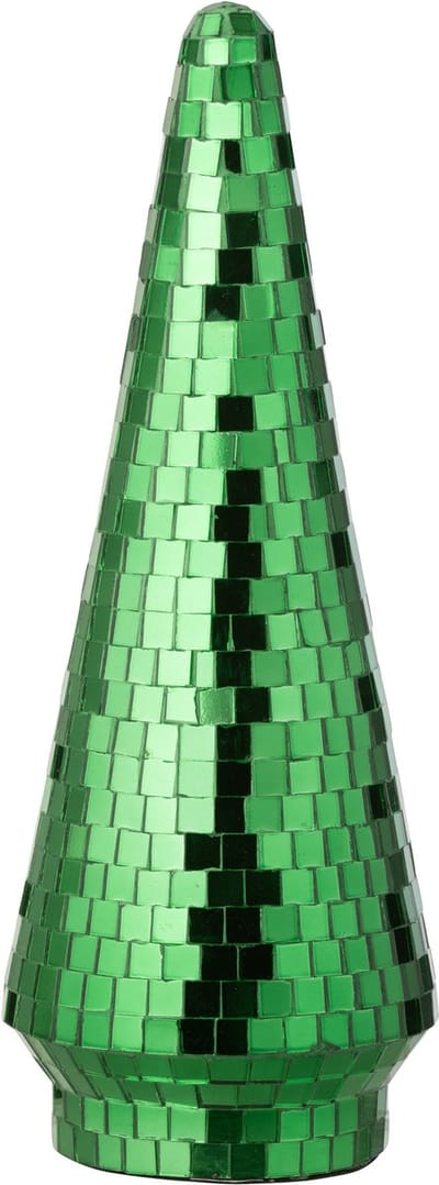 J-Line decoratie Boom Spiegel - glas - groen - large