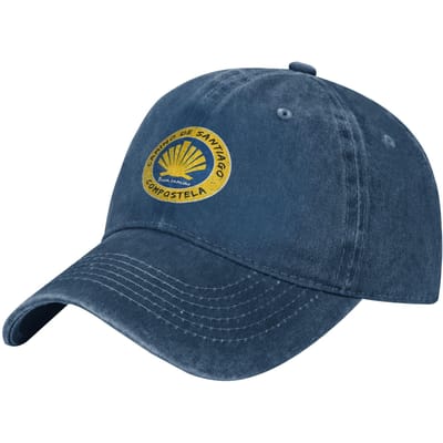 Camino De Santiago Baseballpet Verweerd Gewassen Schelpen The Way Film Zonneklep Heren Dames Hardlopen Golf Ongevoerd Zachte Petten Hoed One Size gray