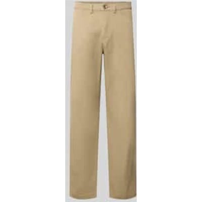 straight fit chino van katoenmix model 'Miles'