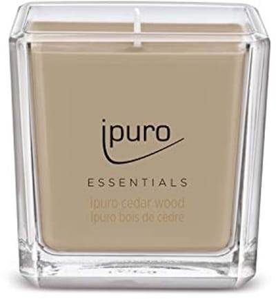 Cederhout Geurkaars in Glas - Minimalistische en Puristische Kamersfeer - 125 g