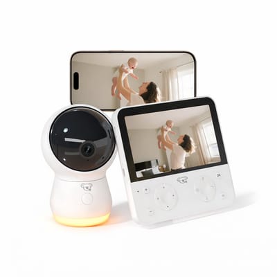 BabyCam 4TM – Babyfoon met Camera en App – Haarscherp 4MP – Groot 5,5″ HD Scherm – Veilig FHSS & Wifi – Slimme AI Meldingen