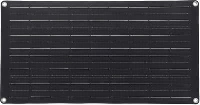 Zonnepaneel Kit - Draagbare Energie - Kamperen Buiten - Snellaadcontroller 100A - 25W - Zwart