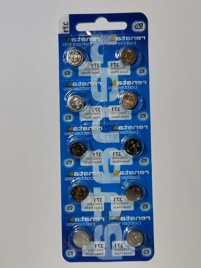 Zilveroxide Batterijen - Knoopcel Batterijen - Horloges Voorzien - Enkele Cel - 9.5 mm - Zilver