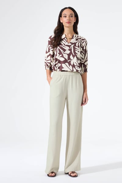 Damesbroek met wijde pijpen Garcia Wide Leg