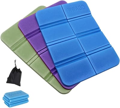 3x Waterdichte, Opvouwbare XPE Camping Kussenset - Thermisch Zitkussen voor Wandelen, Strand & Picknick