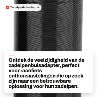 Dailygoods - Zadelpenbuisadapter - Aluminium Fiets - Lichtgewicht en Duurzaam - Formaat 27,2 mm tot 33,9 mm - Ideaal voor Racefietsen - Verstelbare Ad...