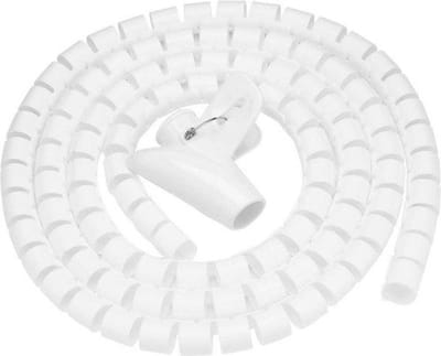 Tack Ritsslang - Ø22mm - Spiraalslang - 2m - Wit
