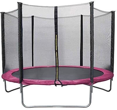 Kindertampon voor in de tuin met veiligheidsnet - Ideaal voor recreatie en fitness