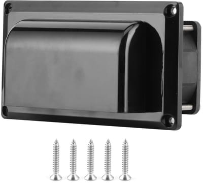 Dailygoody - Ventilatie - Afvoerventilator - Zijdelingse ontluchting - 12 V - 25 W - Universeel voor boot en aanhanger - Eenvoudige installatie