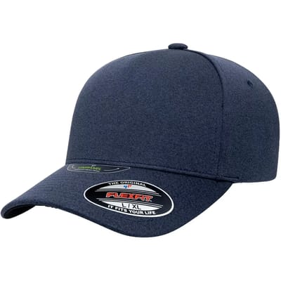 Flexfit - Unipanel Melange Pet - S/M - Donkerblauw