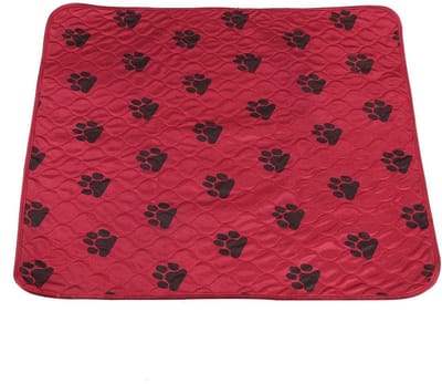 Allecto - Incontinentie Mat - Herbruikbaar - Super absorberend - Rood - Waterdicht - Geschikt voor honden en katten