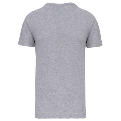 Kariban Heren-t-shirt BIO150IC V-hals K3028IC - Oxford Grey - L