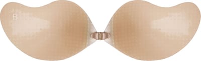 Plak BH - Plack bh Push up - Dubbelzijdig Zelfklevend bh - Zelfklevende bh - Beige - Plak bh cup A - MAGIC Bodyfashion Double Sticky Angel Bra - Strapless BH - Onzichtbare BH