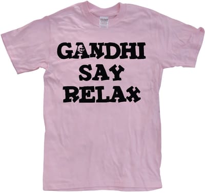 Hybris Gandhi Say Relax T-shirt SH-1-13086-H20-5
