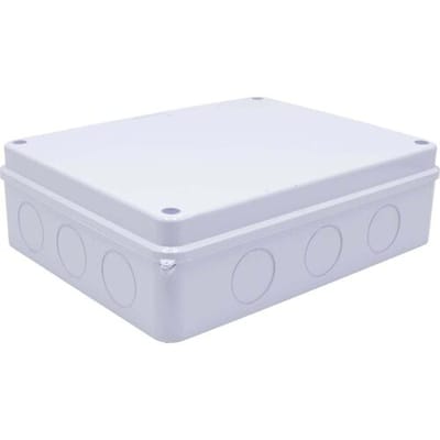 TRU COMPONENTS TC-RB 255x200x80 TC-10256552 Installatiebehuizing ABS kunststof Wit 1 stuk(s)