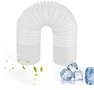 Dailygoods- Airconditioningslang 3 meter - Afvoerslang - Diameter 130 mm - Opvouwbaar - Rekbaar - Hoogwaardig PP/staaldraad