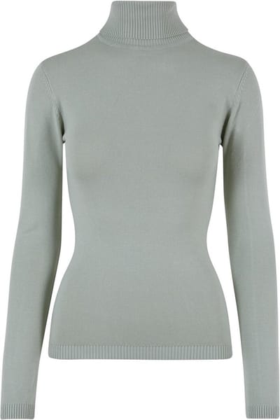 Urban Classics - Knitted Turtleneck Sweater/trui - XXL - Groen