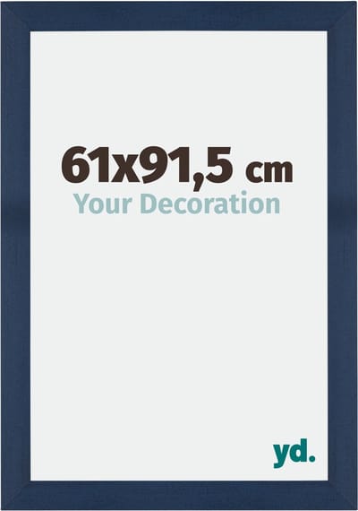 Your Decoration - Fotolijst 61x91,5 cm - MDF - Donkerblauw Geveegd - Mura