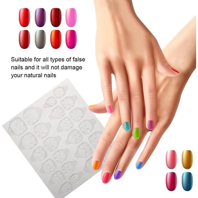 Bandes adhésives Double face pour faux ongles, 240 pièces, onglets transparents pour Nail Art