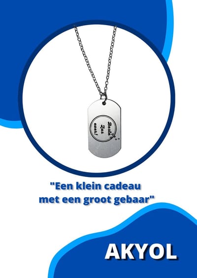 Akyol - beste zus ever ketting - Zus - de liefste zus ever - bedankje - familie cadeau - liefde - familie