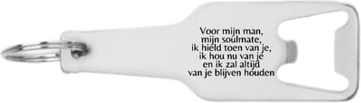 Akyol - voor mijn man, mijn soulmate, ik hield toen van je, ik hou nu van je en ik zal altijd van je blijven houden flesopener - Liefde - mensen die liefde willen delen naar iemand - valentijnsdag - cadeautje - verjaardagscadeau - verjaardag -