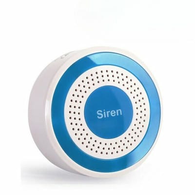 Slimme Sirene | Sirene | Wifi | Bediening eigen ecosysteem | Draadloze installatie | 85dB alarmsignaal | Stroboscooplicht | Wit