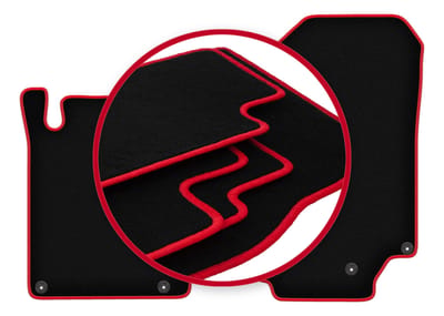 CARLUX-RED automatten voor: Mercedes SL R129 500 SL (1989-2001)