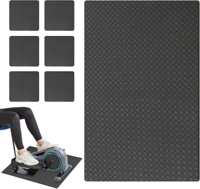 Loopbandmat Vloerbescherming - Fitnessmat Apparatuur - Thuis Trainen - Schokabsorberend Antislip - 394 Inch Dik - Meerkleurig