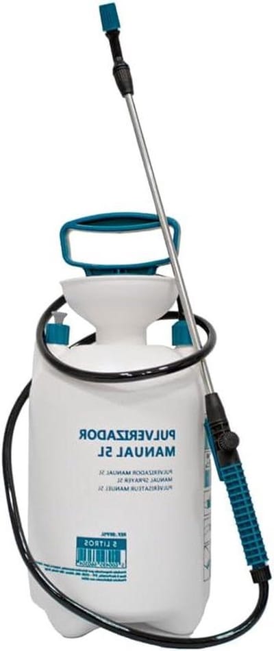 Drukspuit - Sproeier - Tuinonderhoud - Constante stroom - 5 Liter - Wit