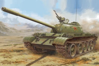 HobbyBoss Modelbouwpakket Militaire voertuigen - 84548 PLA Type-59 Standard Production T-54 - Tank Plastic - 1:35 - Modelbouw