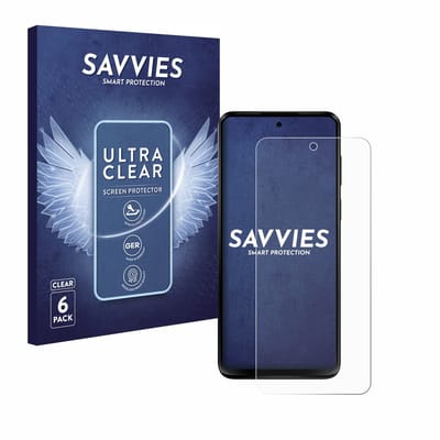Savvies - Screenprotector voor Motorola Moto G23 - Folie Beschermfolie transparant 6 Stuks
