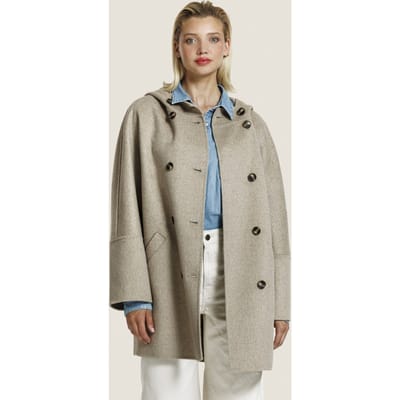 ALTER EGO Coco Wool Jacket D. Beige Melange Größe: XS | Zweireihige Mäntel Outlet | Damen | Braun