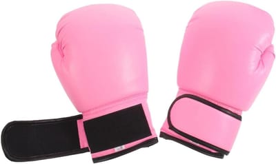 Kinderbokshandschoenen - Bokshandschoenen Kinderen - Vechtsport Training - PU Leer met Spons - 21x13x10cm - Roze