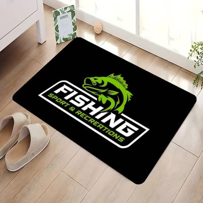 Nash F-Fishing Logo Kamer Matten Antislip Absorberen Water Lange Strook Kussen Slaapkamer Mat Huishoudelijke Tapijten 40x60 cm