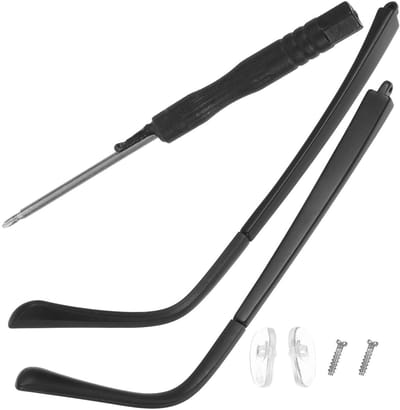 Dailygoods- Brilarm Vervangingsset - Reservebrilbeugel - Neuskussens - Schroevendraaier - Duurzaam - Afmetingen 13,5 x 0,7 x 0,5 cm - Brilbeugel