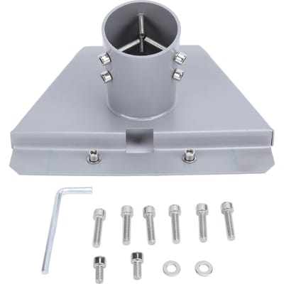 Adaptateur de tuyau pour Internet par satellite, kit de montage pour Internet par satellite portable antirouille, kits de montage sur poteau