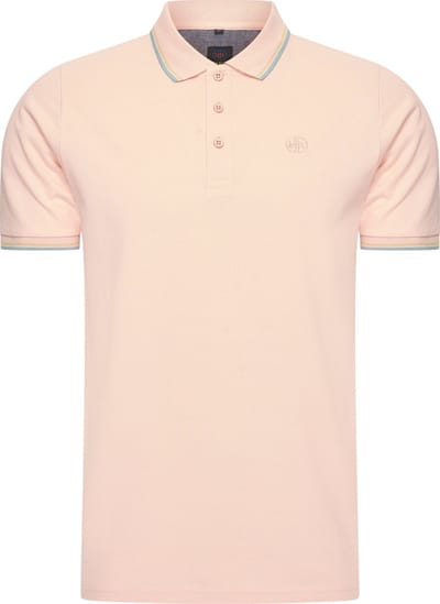 Mario Russo Polo shirt Edward - Polo Shirt Heren - Poloshirts heren - Katoen - Perzik Oranje