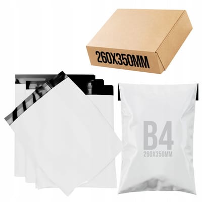 25 Verzendzakken B4 - 26 x 35 cm - Webshopzakken voor kleding - Plastic Envelop Coex - Verzendenveloppen - Koerierszakken - Poly Mailer - webshop zak verpakking verzend envelop plastic zak kledingzak verzending