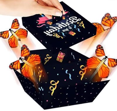 Verrassende Explosie Cadeaubox voor Verjaardagen, Bruiloften en Feestjes - DIY Mystery Box met Vleugels