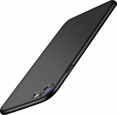 New Age Devi - Ultradunne en Superlichte Transparante PP Beschermhoes geschikt voor iPhone 8 7 Zwart