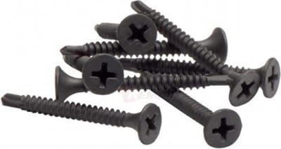 Gipsplaatschr. Trompetkop/zelfborend fijne draad 3,5 X 25 mm gefosf./PH2 - Set 1000 stuks